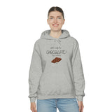Will Work For Chocolate Hooded Sweatshirt