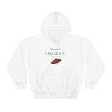 Will Work For Chocolate Hooded Sweatshirt