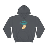 Will Work For Chocolate Hooded Sweatshirt