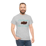 I Eat Chocolate Black/Aqua Tee