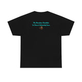 I Eat Chocolate Black/Aqua Tee