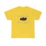 I Eat Chocolate Black/Aqua Tee