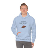 Will Work For Chocolate Hooded Sweatshirt