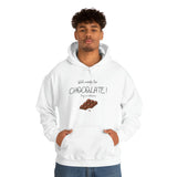 Will Work For Chocolate Hooded Sweatshirt