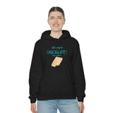 Will Work For Chocolate Hooded Sweatshirt