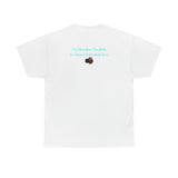 I Eat Chocolate Black/Aqua Tee