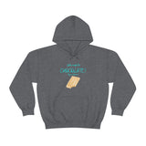 Will Work For Chocolate Hooded Sweatshirt